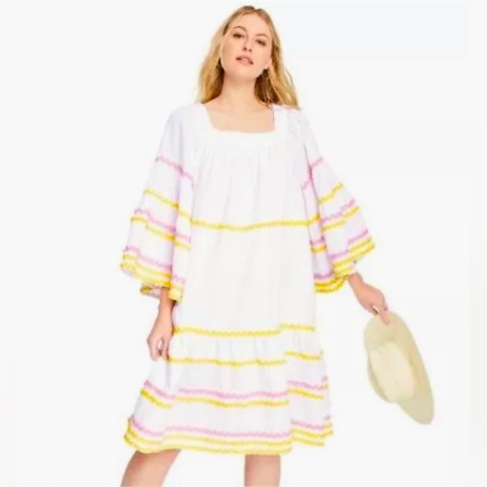 Lisa Marie Fernandez x Target Ric Rac Flare Dress Size Large